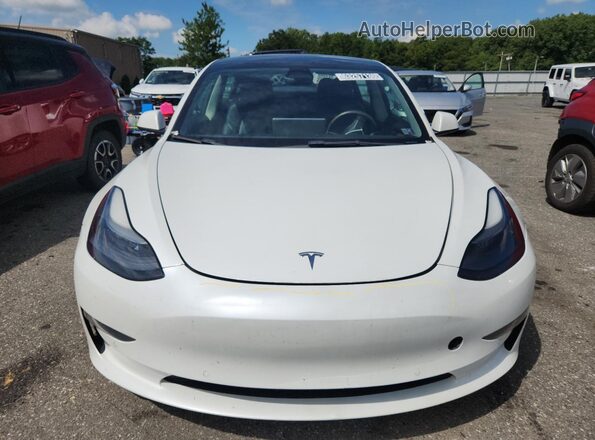 5YJ3E1EB5NF285804 2022 TESLA MODEL White 