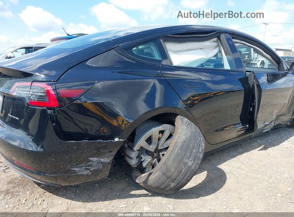 5YJ3E1EB5NF290209 2022 TESLA MODEL 3 Черный Вид спереди