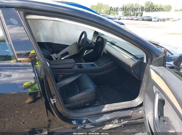 5YJ3E1EB5NF290209 2022 TESLA MODEL 3 Черный Вид салона спереди