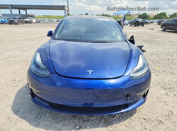 5YJ3E1EB5NF314976 2022 TESLA MODEL Blue Widok z przodu