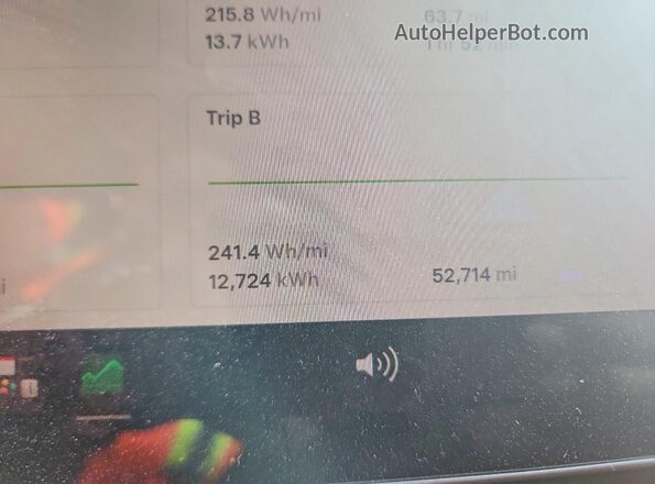 5YJ3E1EB5NF314976 2022 TESLA MODEL Blue Widok zestawu wskaźników