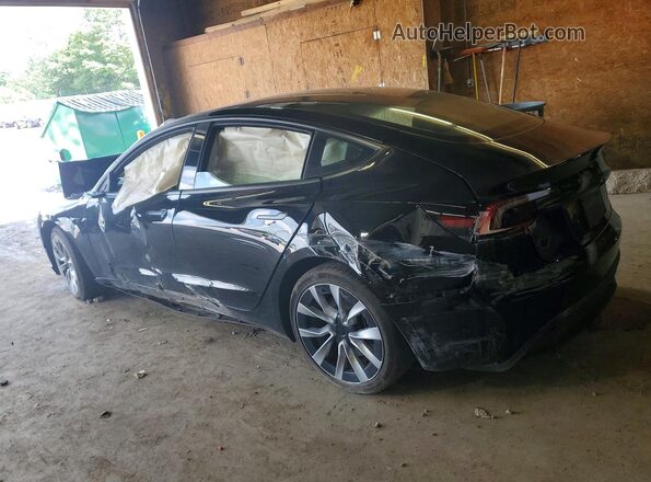 5YJ3E1EB5RF728894 2024 TESLA MODEL Черный Задняя левая четверть