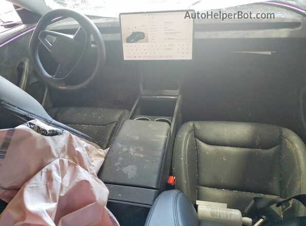 5YJ3E1EB5RF728894 2024 TESLA MODEL Черный Вид панели приборов