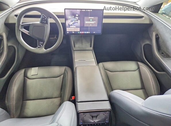 5YJ3E1EB5RF740561 2024 TESLA MODEL Charcoal წინა პანელის ხედი