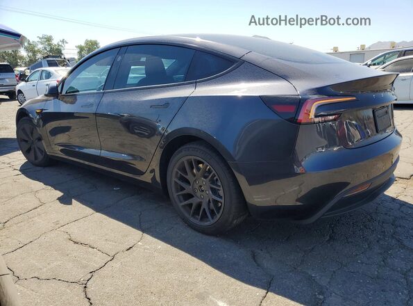 5YJ3E1EB5RF800774 2024 TESLA MODEL Charcoal Rear left