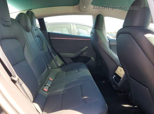 5YJ3E1EB5RF800774 2024 TESLA MODEL Charcoal Rear seats view