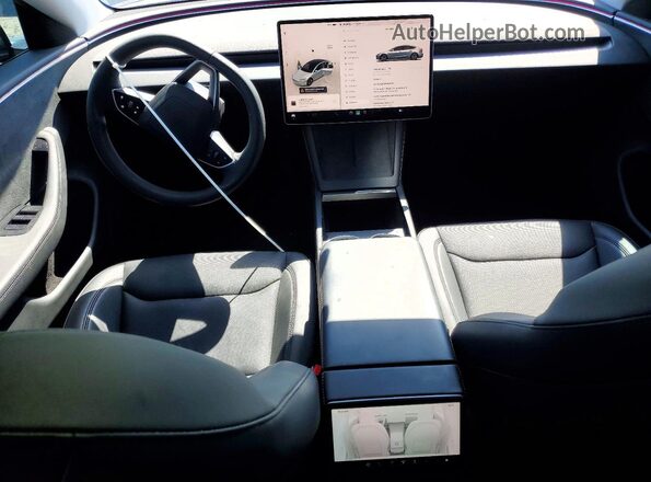 5YJ3E1EB5RF800774 2024 TESLA MODEL Charcoal Dashboard view