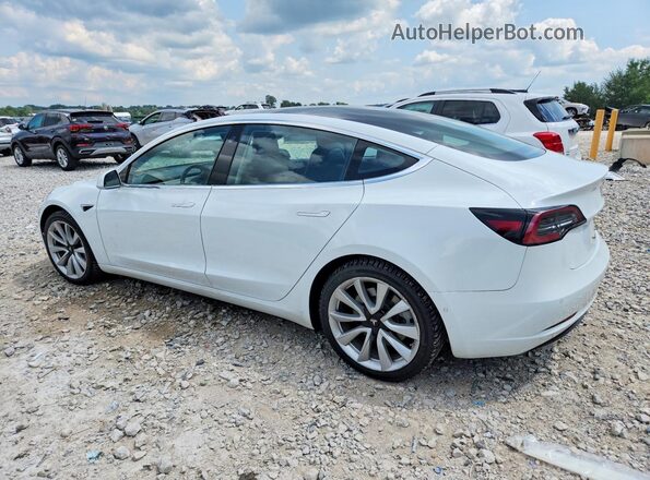 5YJ3E1EB6JF067171 2018 TESLA MODEL White Rear left