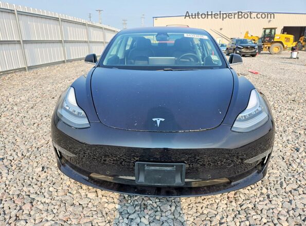 5YJ3E1EB6JF071804 2018 TESLA MODEL Black Front view