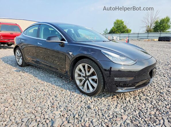 5YJ3E1EB6JF071804 2018 TESLA MODEL Black Front right