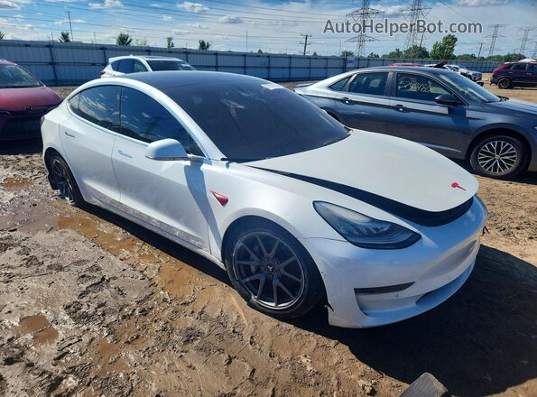 5YJ3E1EB6KF193807 2019 TESLA MODEL White წინა მარჯვენა