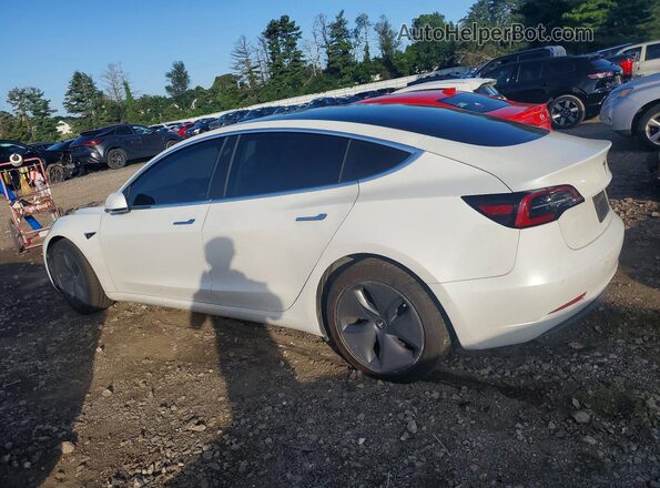 5YJ3E1EB6KF199574 2019 TESLA MODEL White Trasero izquierdo