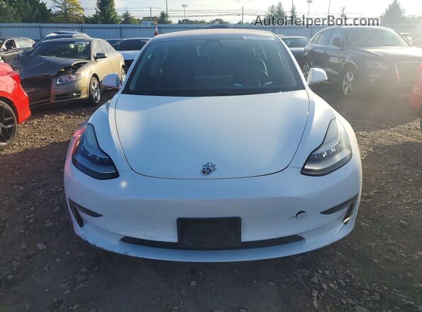 5YJ3E1EB6KF199574 2019 TESLA MODEL White Vista frontal