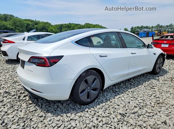 5YJ3E1EB6KF436984 2019 TESLA MODEL Белый Задняя правая четверть