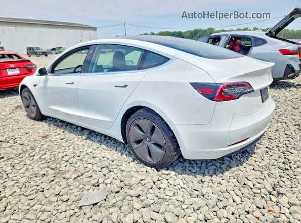 5YJ3E1EB6KF436984 2019 TESLA MODEL Белый Задняя левая четверть
