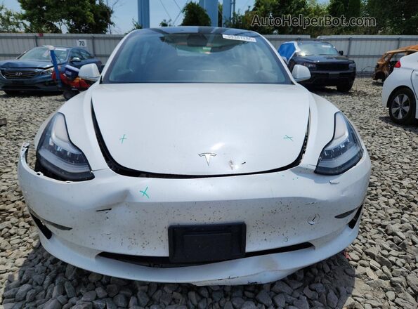 5YJ3E1EB6KF436984 2019 TESLA MODEL Белый Вид спереди