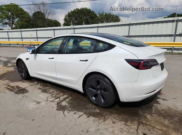 5YJ3E1EB6MF849359 2021 TESLA MODEL White Задня ліва чверть
