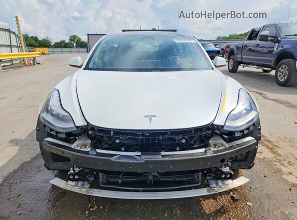 5YJ3E1EB6MF849359 2021 TESLA MODEL White Вид спереду