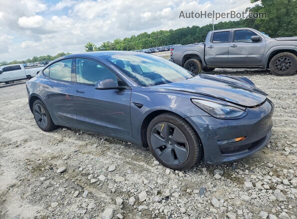5YJ3E1EB6MF924433 2021 TESLA MODEL Blue წინა მარჯვენა