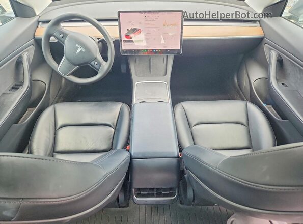 5YJ3E1EB6MF924433 2021 TESLA MODEL Blue წინა პანელის ხედი
