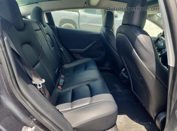 5YJ3E1EB6MF924433 2021 TESLA MODEL Blue უკანა სავარძლების ხედი