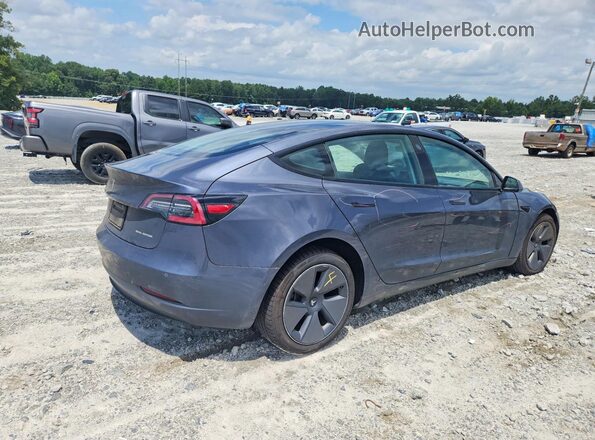 5YJ3E1EB6MF924433 2021 TESLA MODEL Blue უკანა მარჯვენა