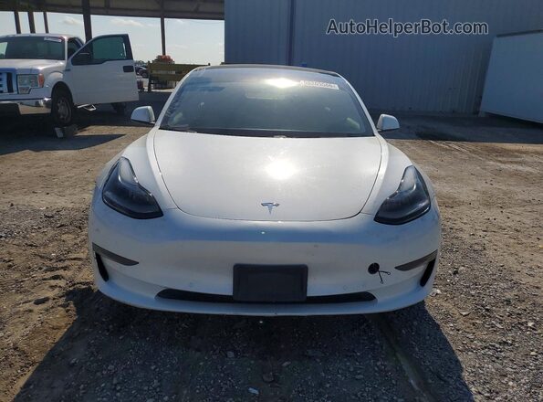 5YJ3E1EB6MF992702 2021 TESLA MODEL Белый Вид спереди
