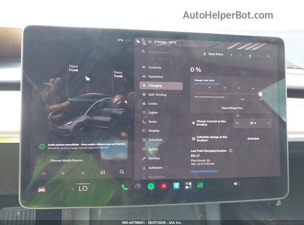5YJ3E1EB6NF245845 2022 TESLA MODEL 3 Gray 