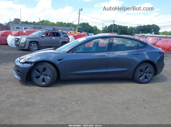 5YJ3E1EB6NF245845 2022 TESLA MODEL 3 Gray Սալոնի 360 աստիճան տեսք