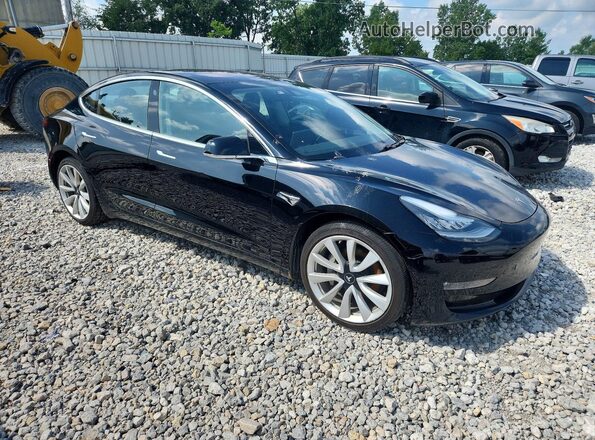 5YJ3E1EB7JF115714 2018 TESLA MODEL Black Delantero derecho