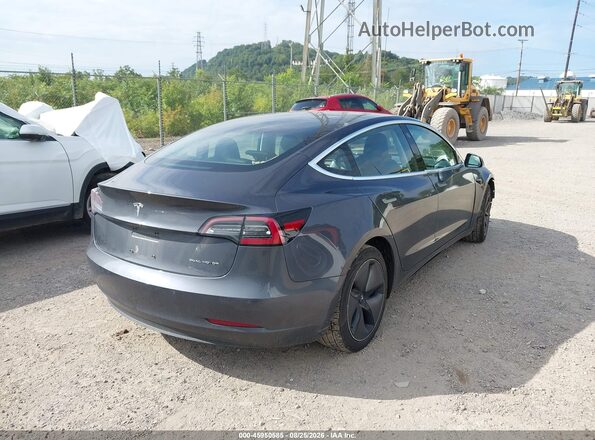 5YJ3E1EB7JF129080 2018 TESLA MODEL 3 Gray Trasero derecho