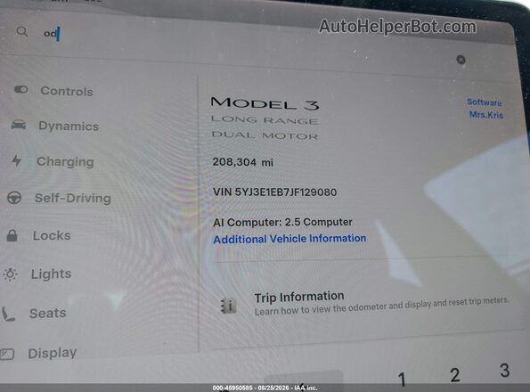 5YJ3E1EB7JF129080 2018 TESLA MODEL 3 Gray Vista de los asientos traseros