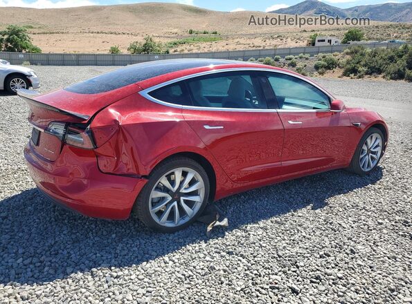 5YJ3E1EB7KF192648 2019 TESLA MODEL Red უკანა მარჯვენა