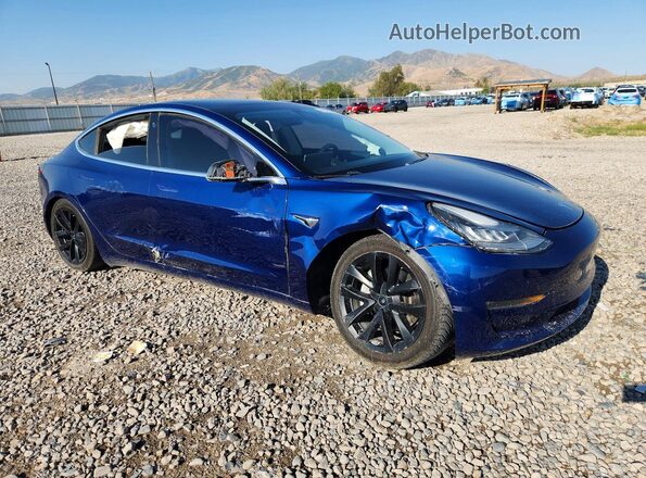 5YJ3E1EB7KF465023 2019 TESLA MODEL Blue Front right