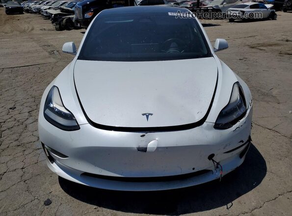5YJ3E1EB7KF512678 2019 TESLA MODEL White წინა ხედი