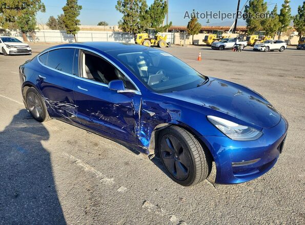 5YJ3E1EB7LF617187 2020 TESLA MODEL Blue Delantero derecho