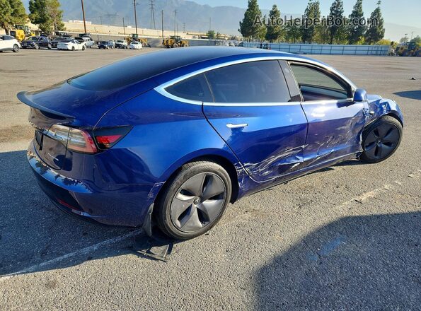 5YJ3E1EB7LF617187 2020 TESLA MODEL Blue Trasero derecho