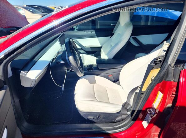 5YJ3E1EB7LF646706 2020 TESLA MODEL Red 