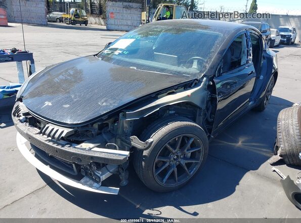 5YJ3E1EB7MF002429 2021 TESLA MODEL 3 Black Vista tres cuartos delantera izquierda