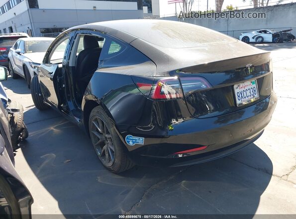 5YJ3E1EB7MF002429 2021 TESLA MODEL 3 Black Trasero izquierdo