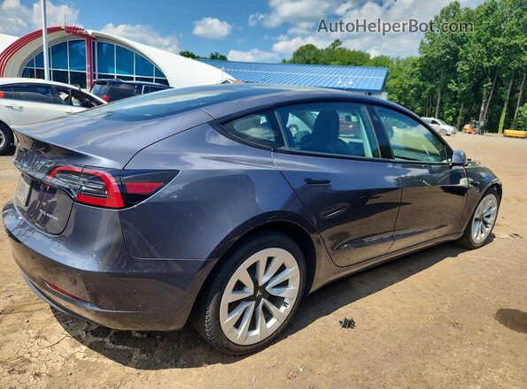 5YJ3E1EB7PF616689 2023 TESLA MODEL Gray უკანა მარჯვენა
