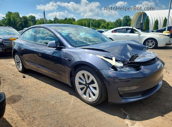 5YJ3E1EB7PF616689 2023 TESLA MODEL Gray წინა მარჯვენა