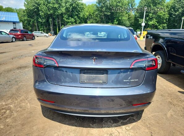 5YJ3E1EB7PF616689 2023 TESLA MODEL Gray უკანა ხედი