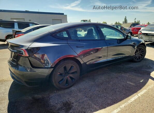 5YJ3E1EB7RF744692 2024 TESLA MODEL Серый Задняя правая четверть