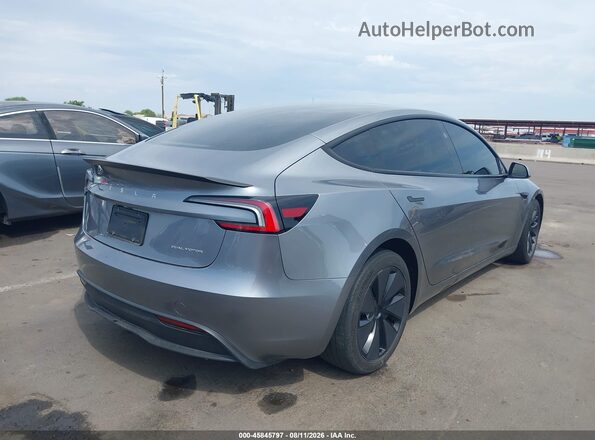 5YJ3E1EB7SF937298 2025 TESLA MODEL 3 Gray Tył prawy