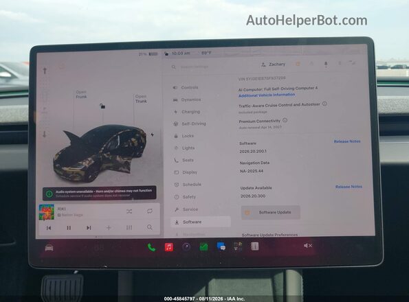 5YJ3E1EB7SF937298 2025 TESLA MODEL 3 Gray 