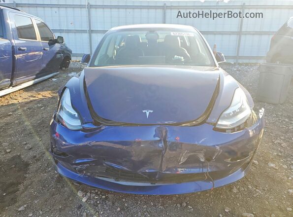 5YJ3E1EB8JF063641 2018 TESLA MODEL Blue Դիմացի տեսք