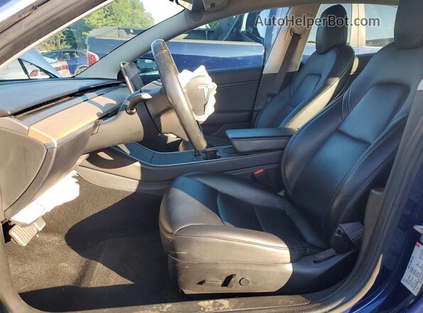 5YJ3E1EB8JF063641 2018 TESLA MODEL Blue Սալոնի դիմացի տեսք