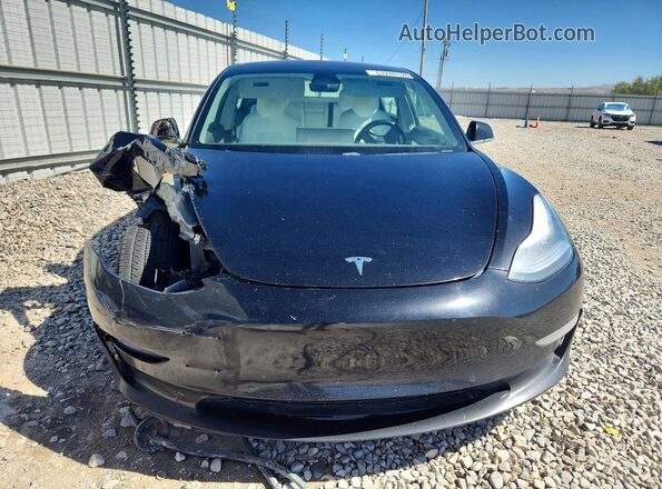 5YJ3E1EB8JF085428 2018 TESLA MODEL Black Front view