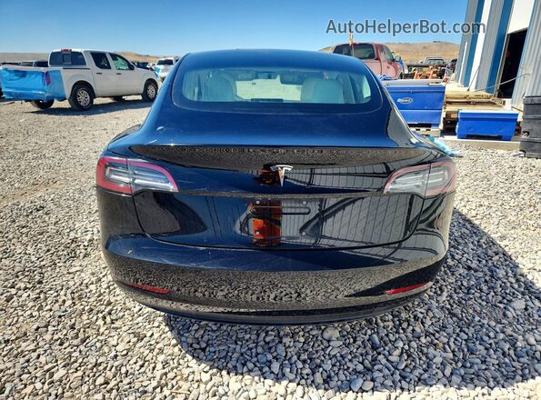 5YJ3E1EB8JF085428 2018 TESLA MODEL Black Rear view